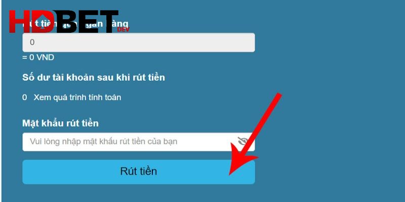 Hướng dẫn rút tiền Hdbet với thẻ cào